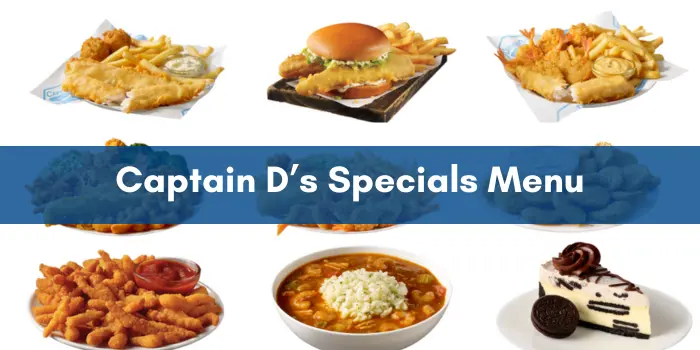 Captain D’s Specials Menu