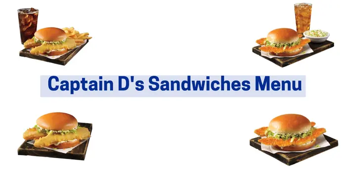 Captain D’s Sandwiches Menu